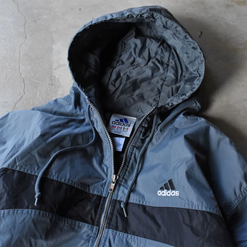 90’s adidas 中綿入り ナイロンパーカー 250104