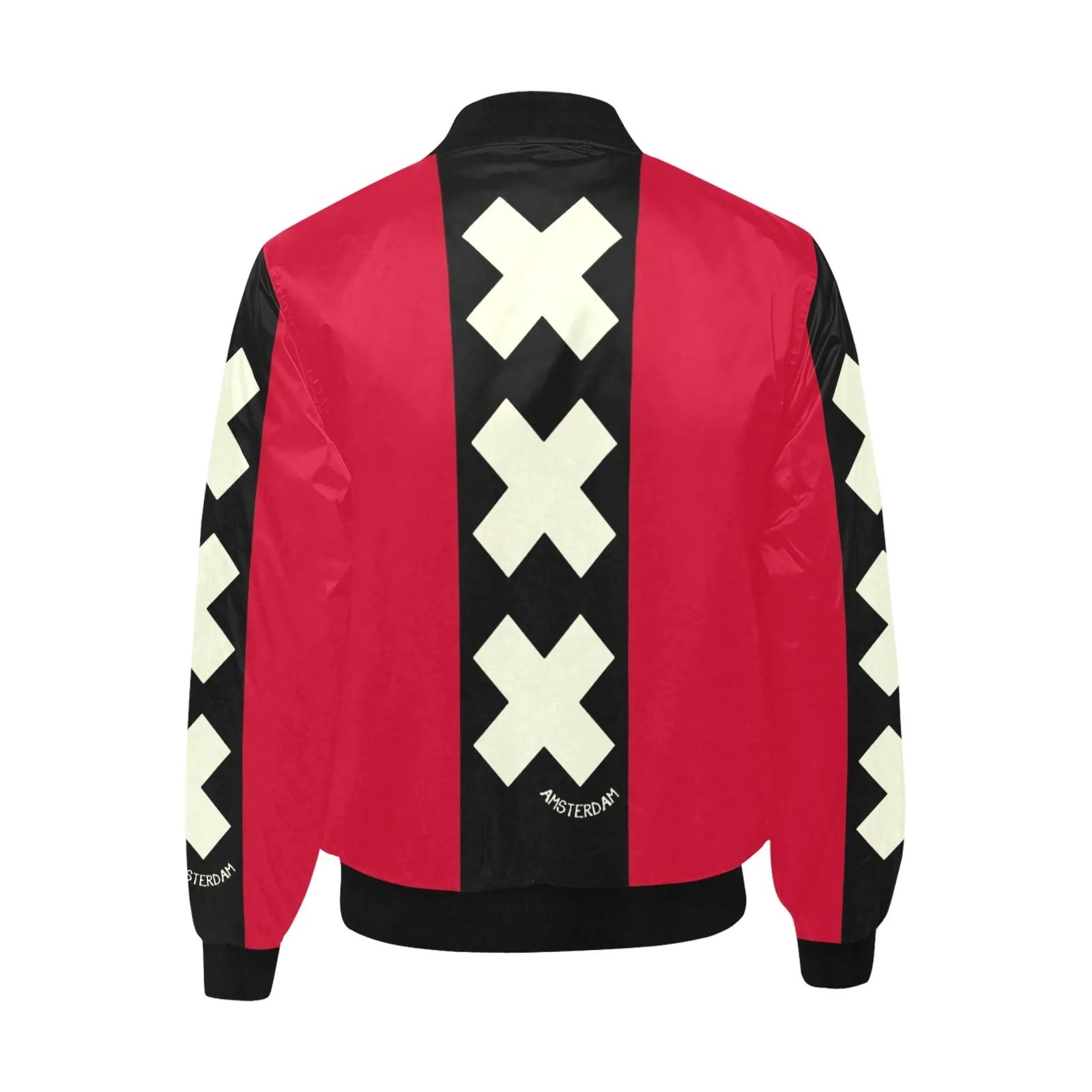 Amsterdam Flag XXX Quilted Bomber Jacket