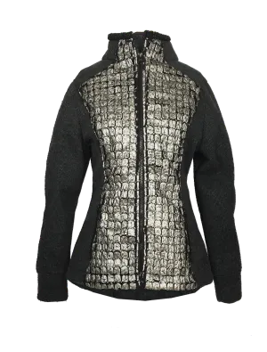 ASHORE Womens Foil Print Split Wash Face  HYBRID JACKET
