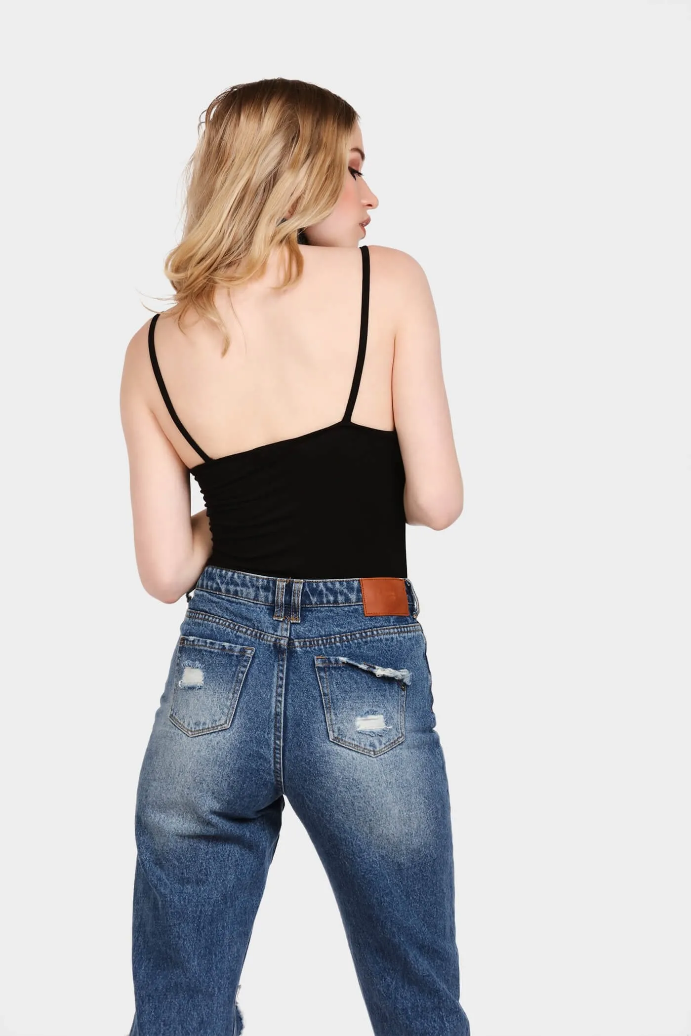 Black Basic Strap Body