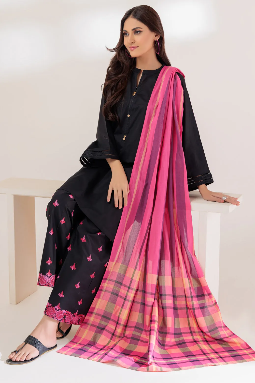 Cambric Black 3 Piece Suit - Bonanza