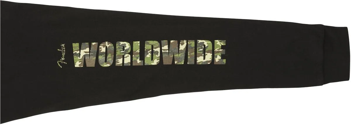 Camo Logo L/S T-Shirt, Blk M