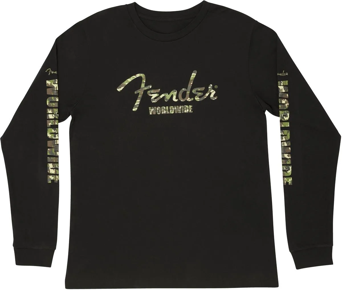 Camo Logo L/S T-Shirt, Blk M