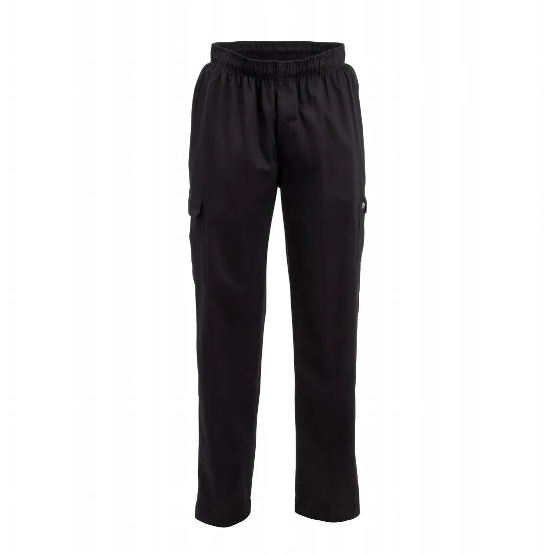 Chef Works Unisex Classic Fit Cargo Chefs Trousers Black M