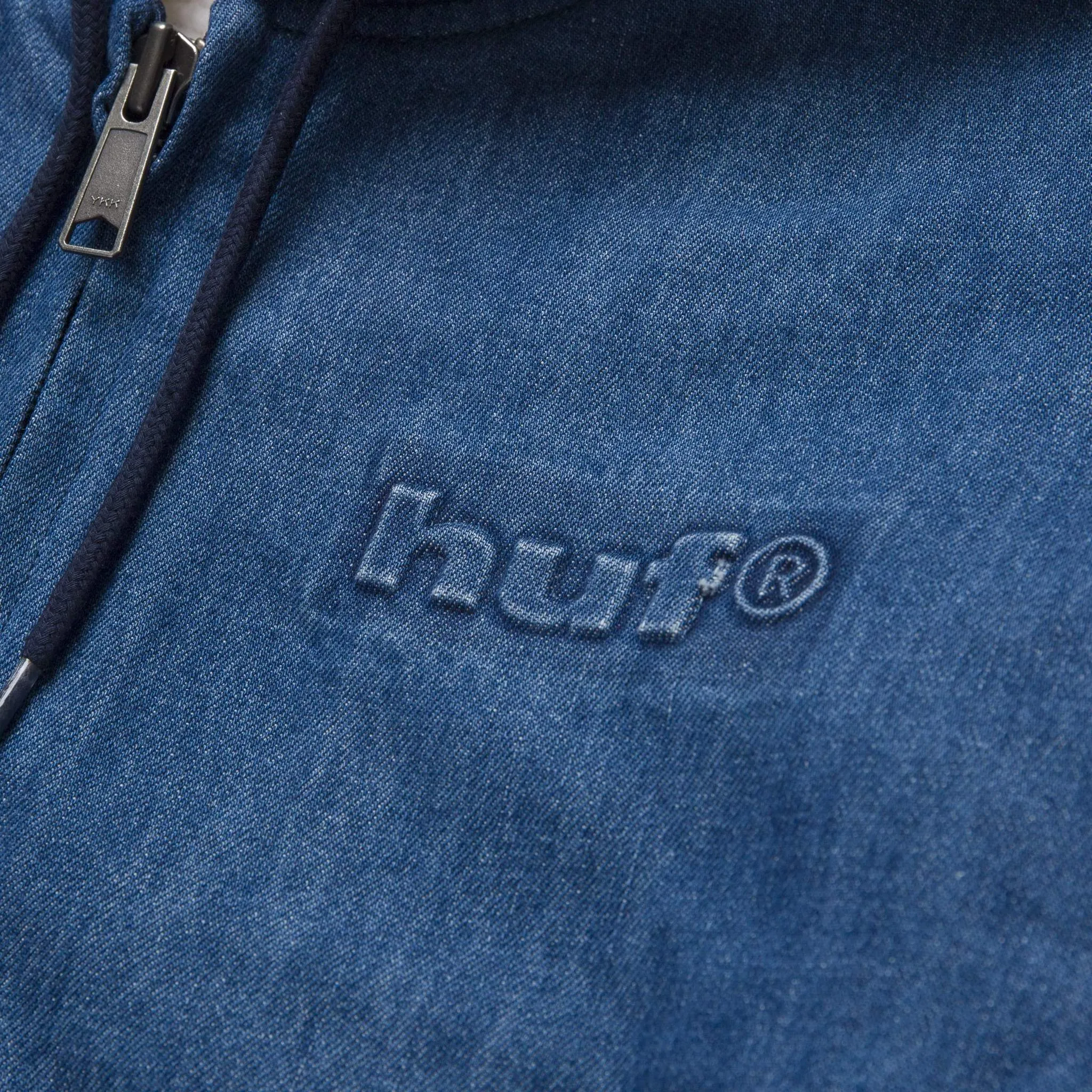 Colton Hooded Zip Jacket Indigo