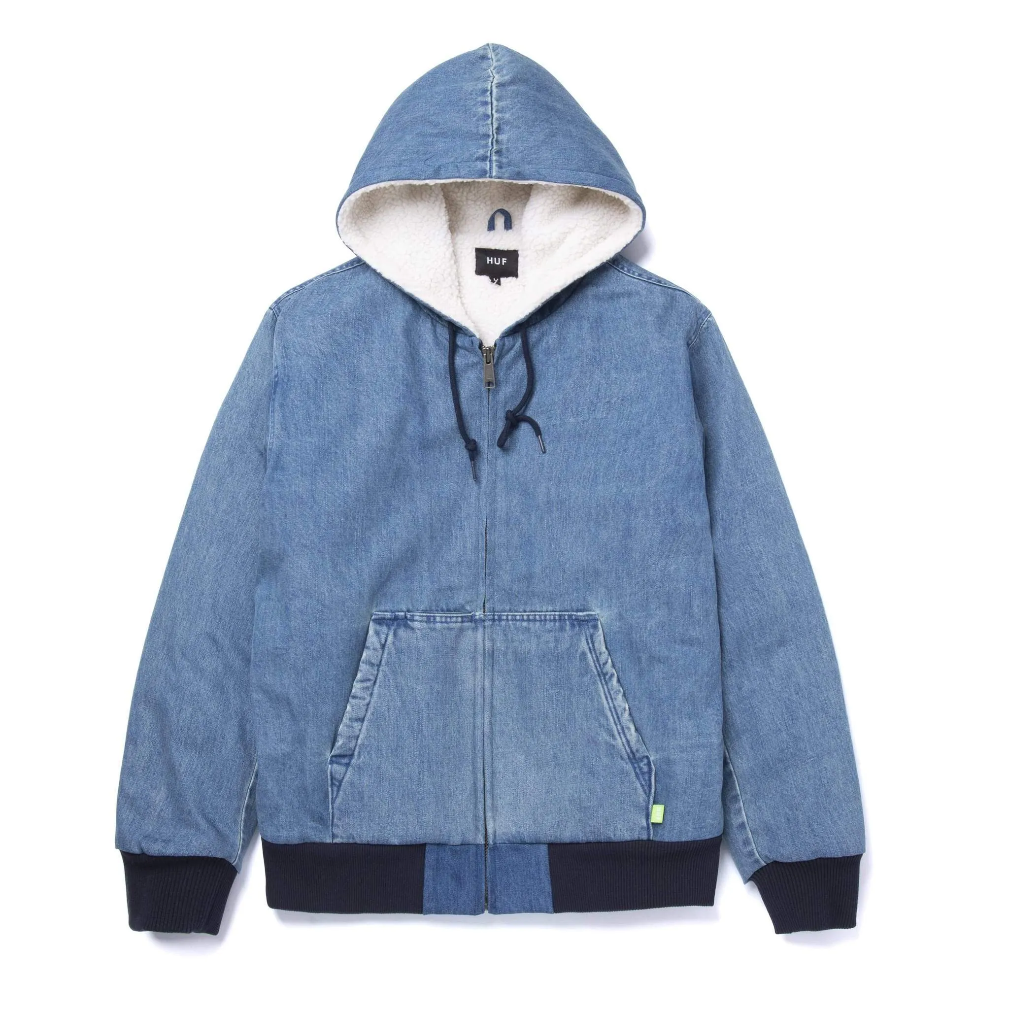 Colton Hooded Zip Jacket Indigo