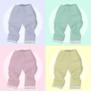 Denim Vintage Trousers - Pastel Solids