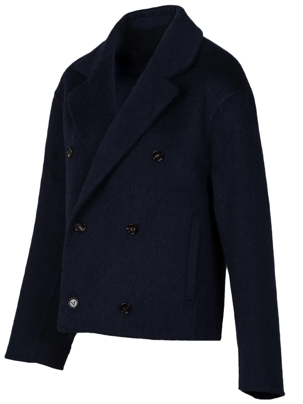 Double face alpaca coat