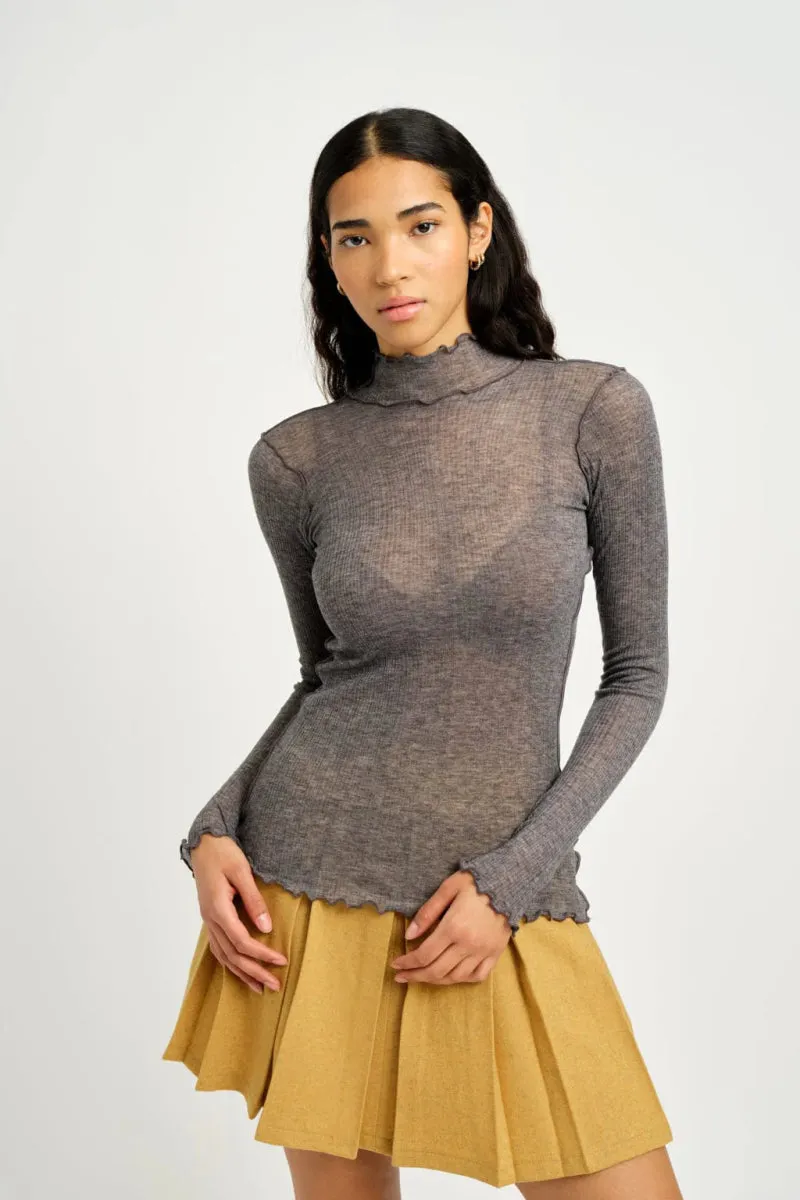 Eliza Faulkner Jane Turtleneck (Dark Grey)
