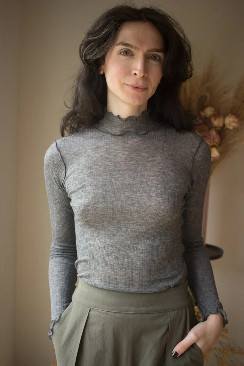 Eliza Faulkner Jane Turtleneck (Dark Grey)