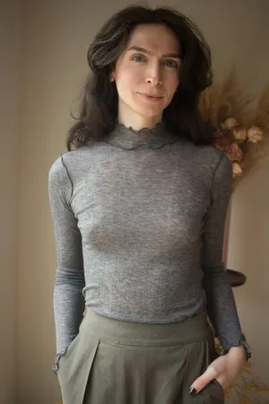 Eliza Faulkner Jane Turtleneck (Dark Grey)