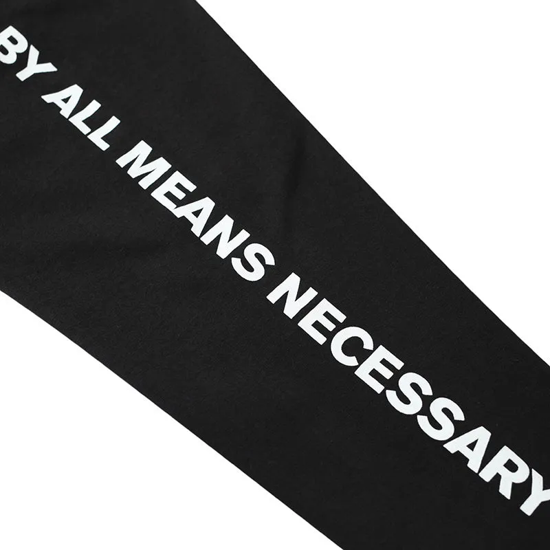 ESSENTIALS TT L/S TEE	Black