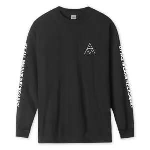 ESSENTIALS TT L/S TEE	Black