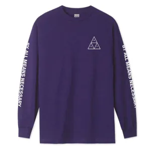 ESSENTIALS TT L/S TEE　GRAPE