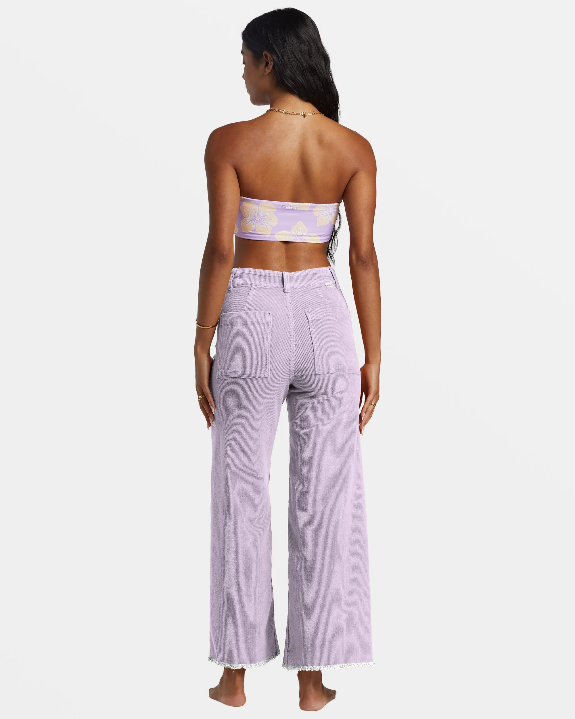 Free Fall Wide-Leg Corduroy Pants - Tulip
