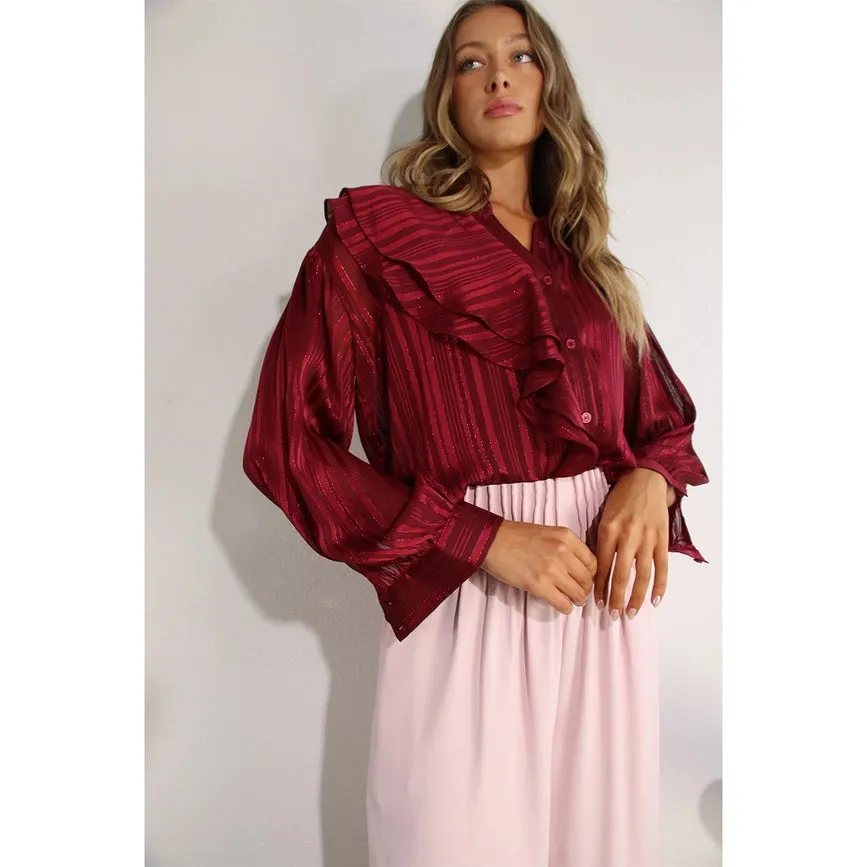 Front Pleated Pants BABY PINK