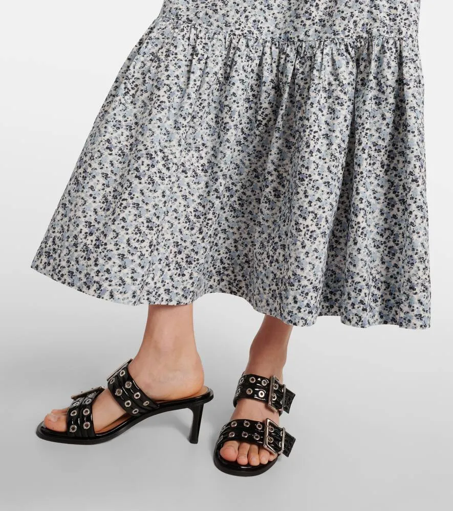 Ganni Quilted mules