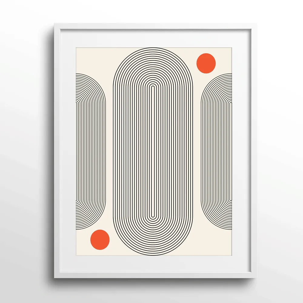 Geometric Capsule - I Abstract Painting