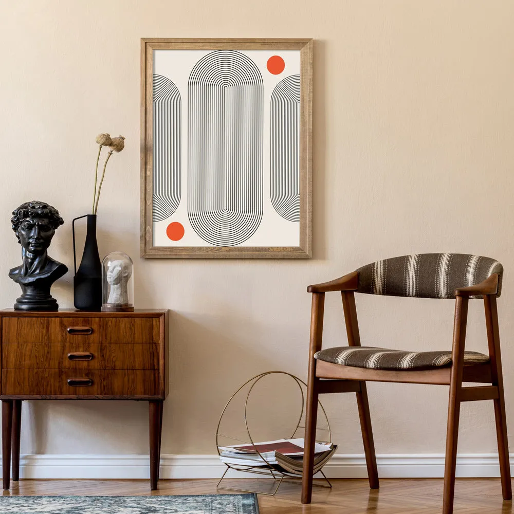 Geometric Capsule - I Abstract Painting