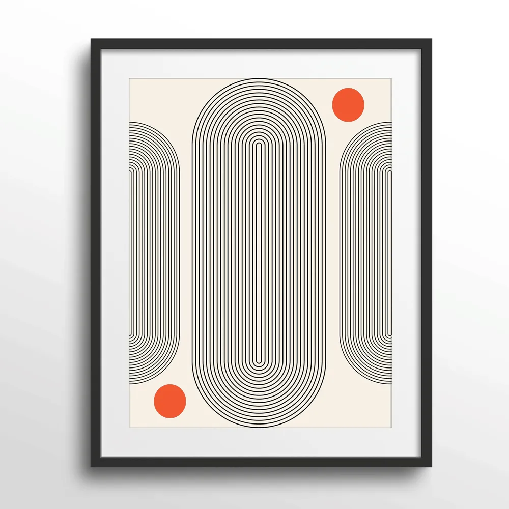 Geometric Capsule - I Abstract Painting