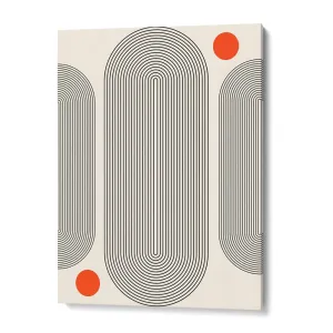 Geometric Capsule - I Abstract Painting