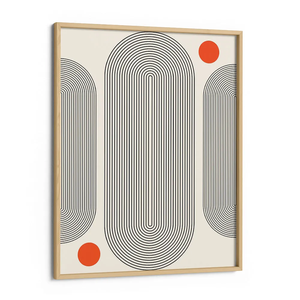 Geometric Capsule - I Abstract Painting