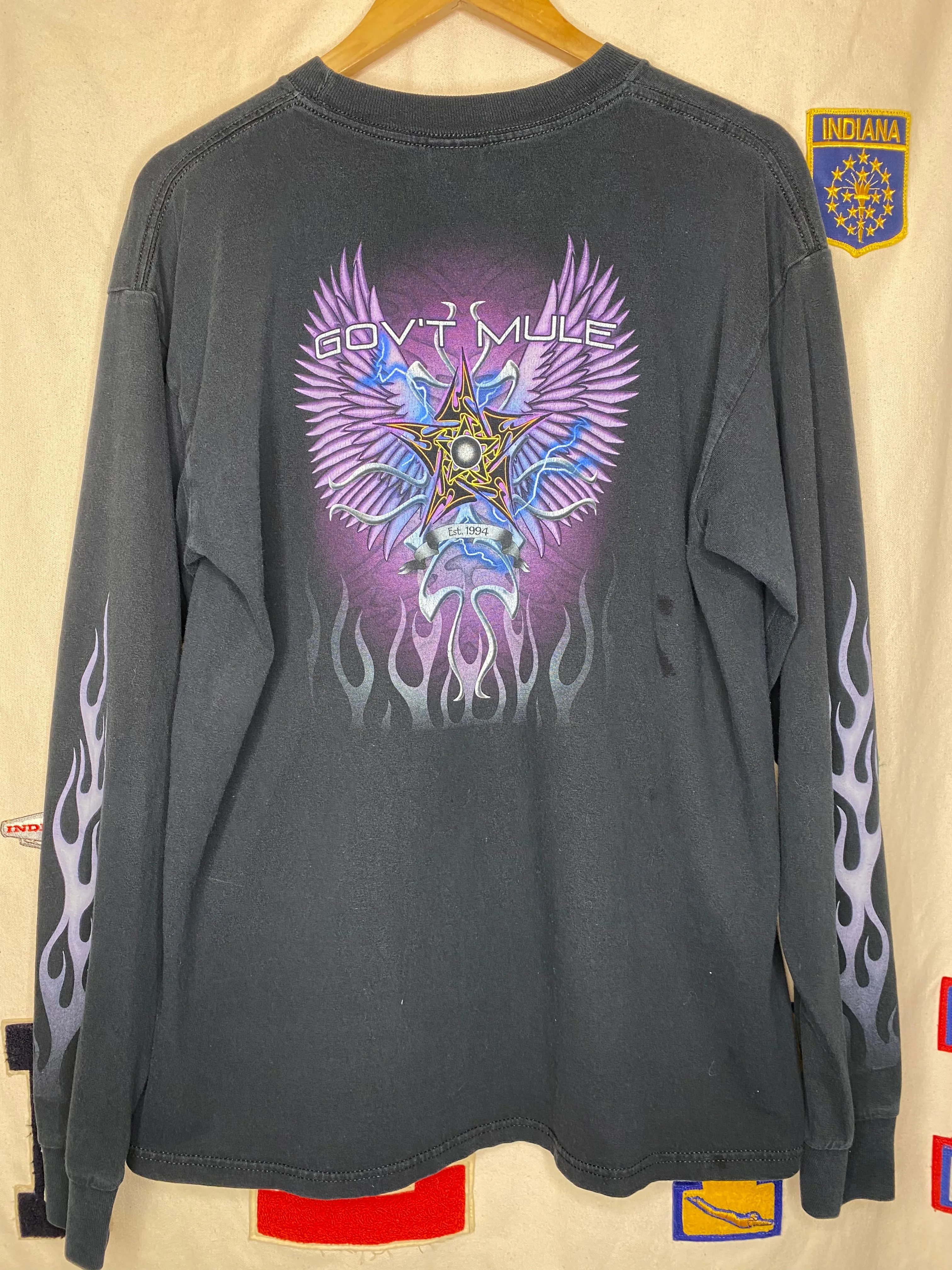 Gov't Mule Flame Long-Sleeve T-Shirt: L