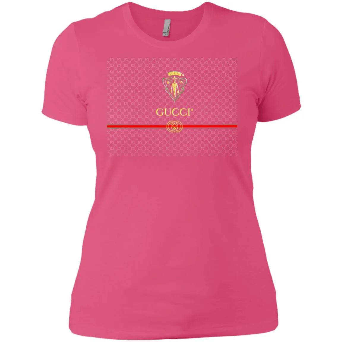 Gucci Graphic Logo Black T-shirt Women Cotton T-Shirt