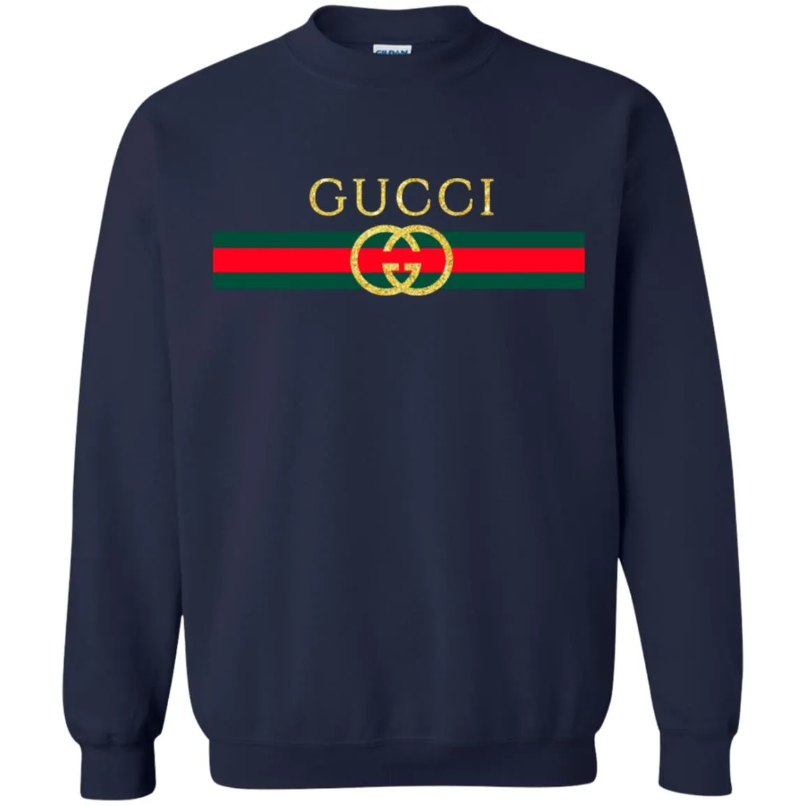 Gucci Logo Vintage Inspired Trend Crewneck Pullover Sweatshirt
