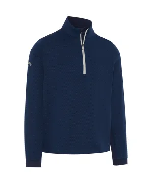 Hex fleece | Peacoat