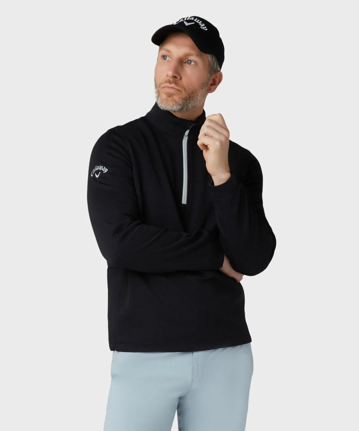 Hex fleece | Peacoat