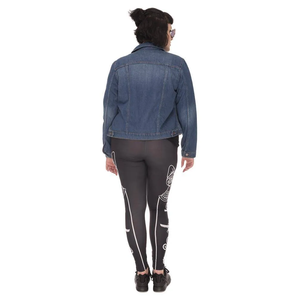 Hot Egyptian Cat High Waist Leggings