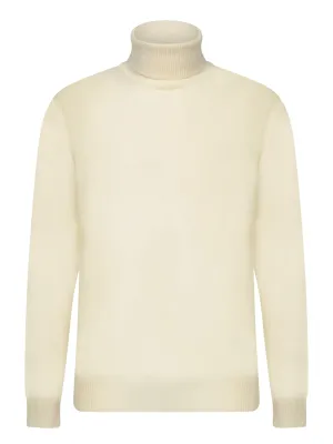 Ivory Turtleneck Sweater