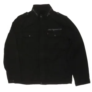 Levi's Washed Cotton Sherpa Lined Military Jacket - Black
