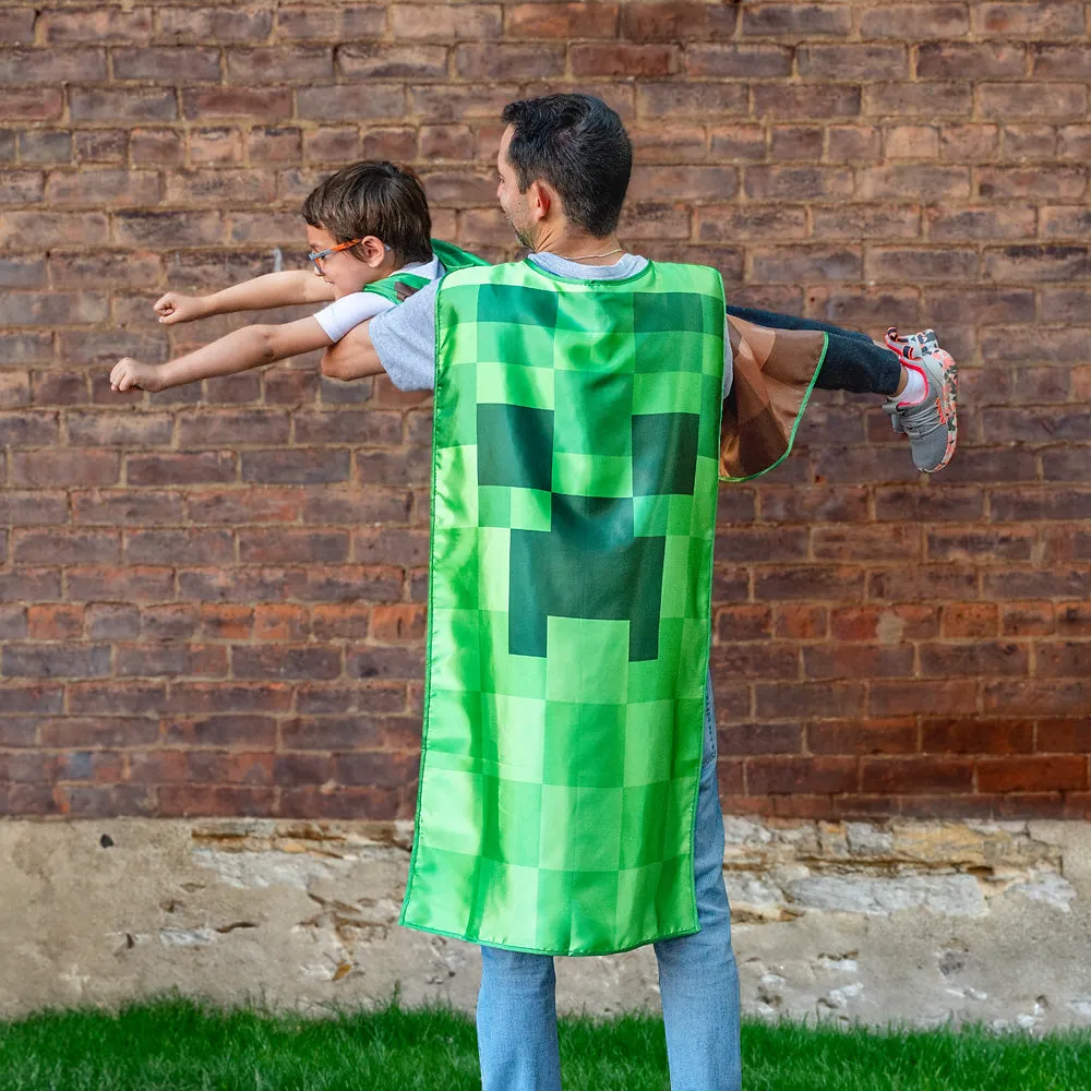 Minecraft Creeper Kids Cape