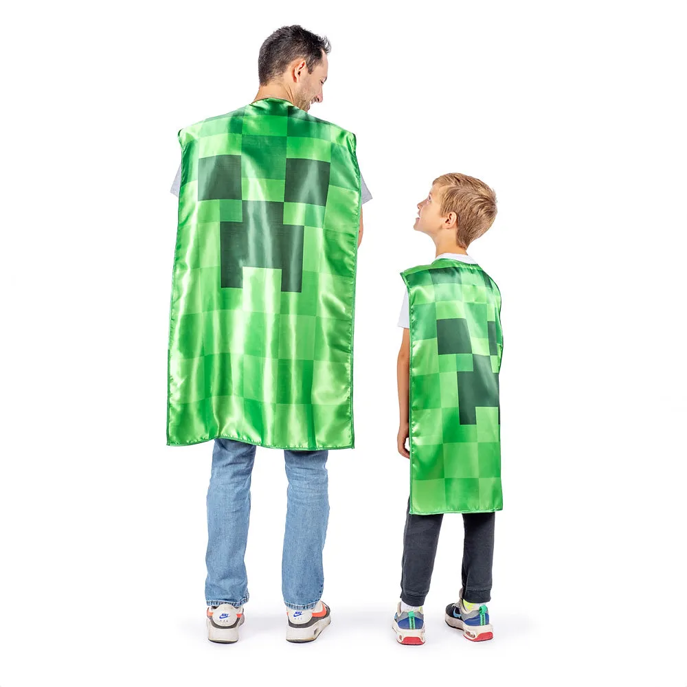 Minecraft Creeper Kids Cape