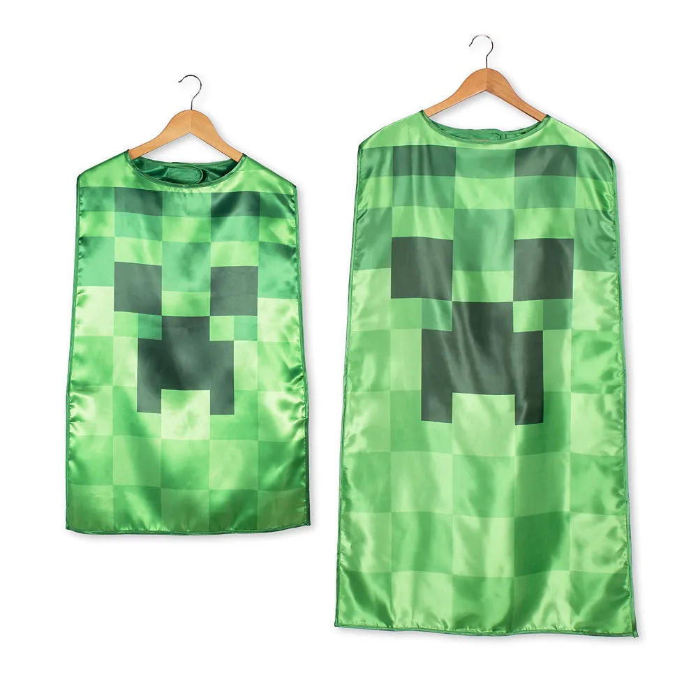 Minecraft Creeper Kids Cape