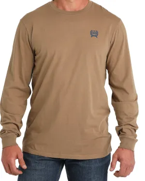 MTK1721014- Cinch Men's LS Tee- Tan