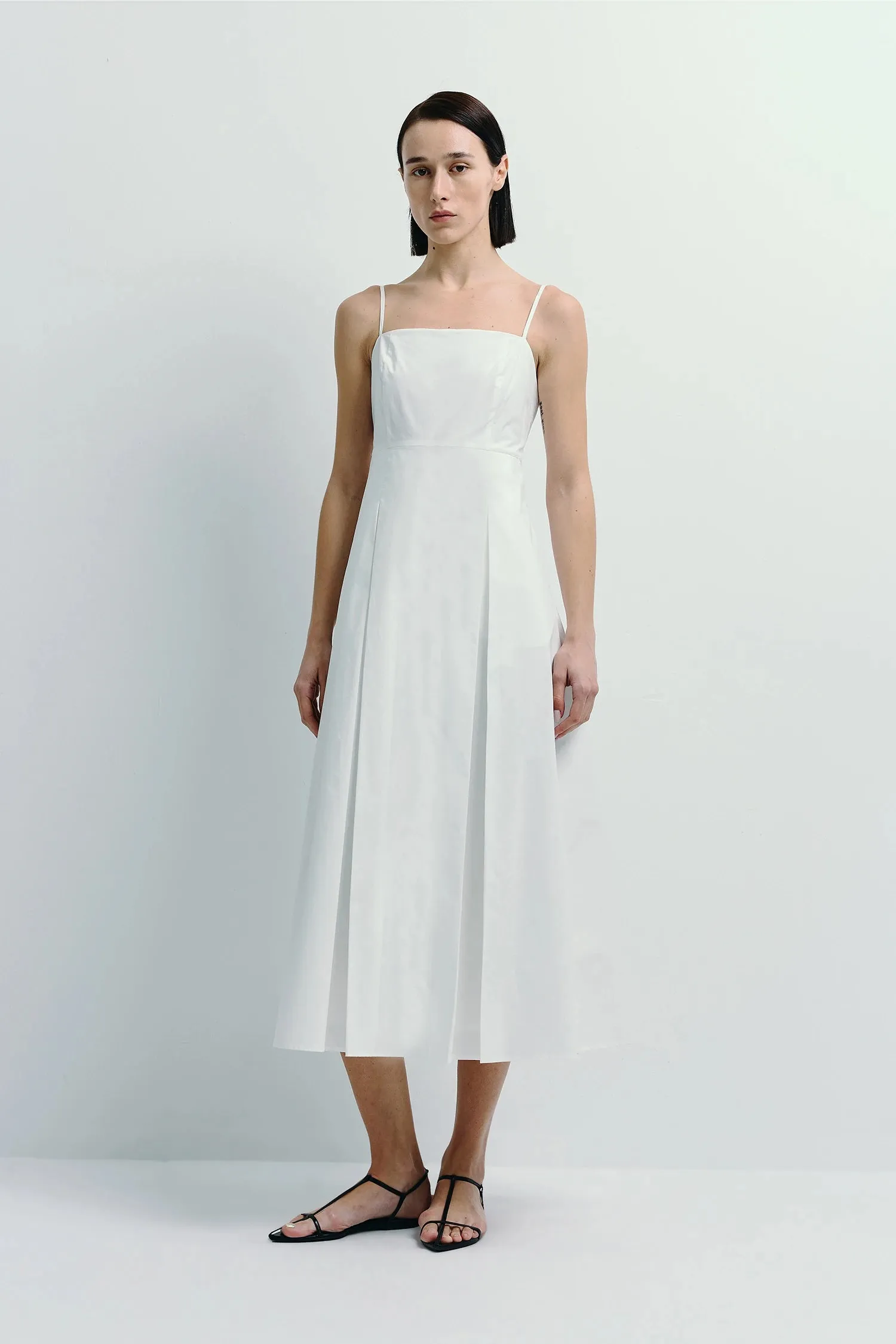 Nantes Pleat Front Cami Dress