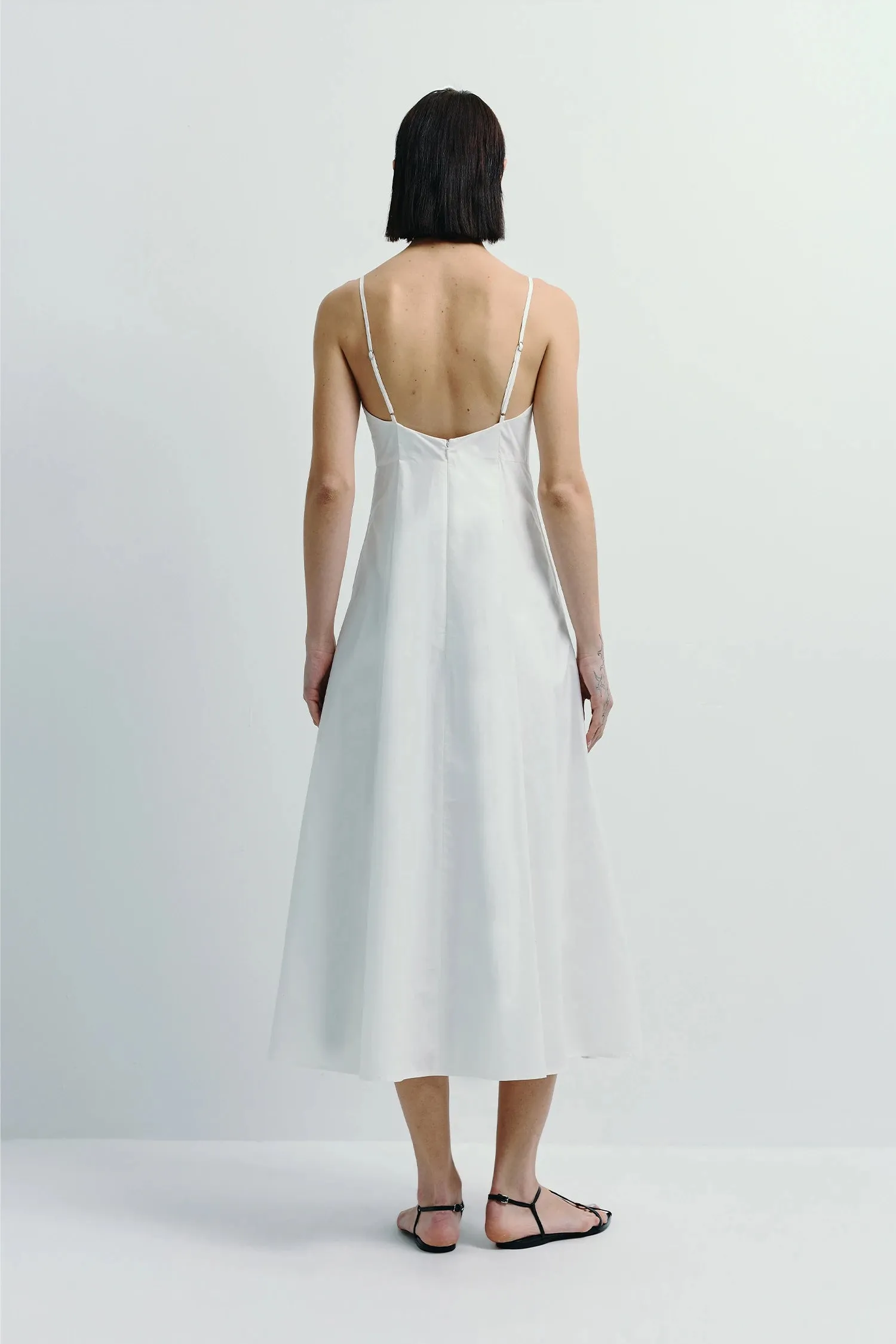 Nantes Pleat Front Cami Dress