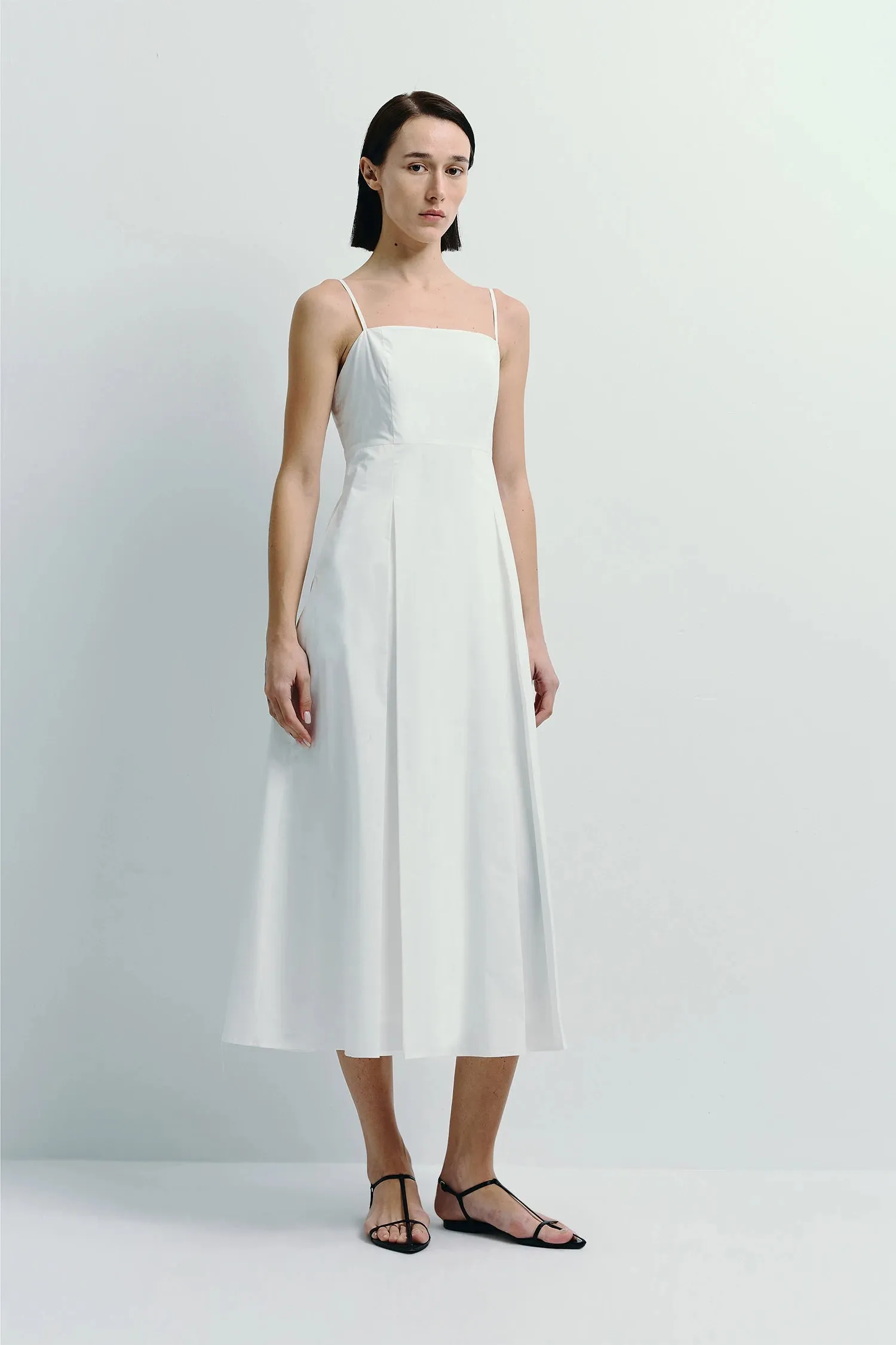 Nantes Pleat Front Cami Dress