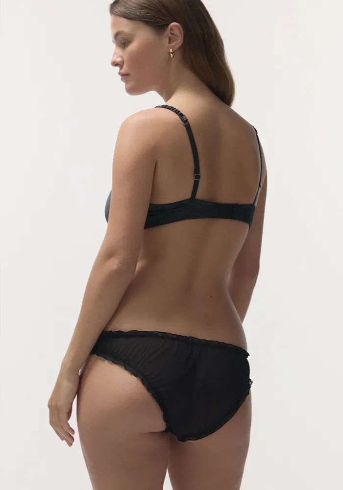 Pack De 2 Culottes Lola Noire Et Zébrée Marron