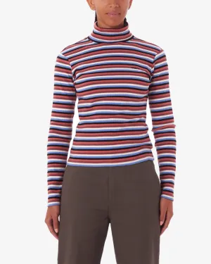 QUINCE STRIPE TURTLENECK