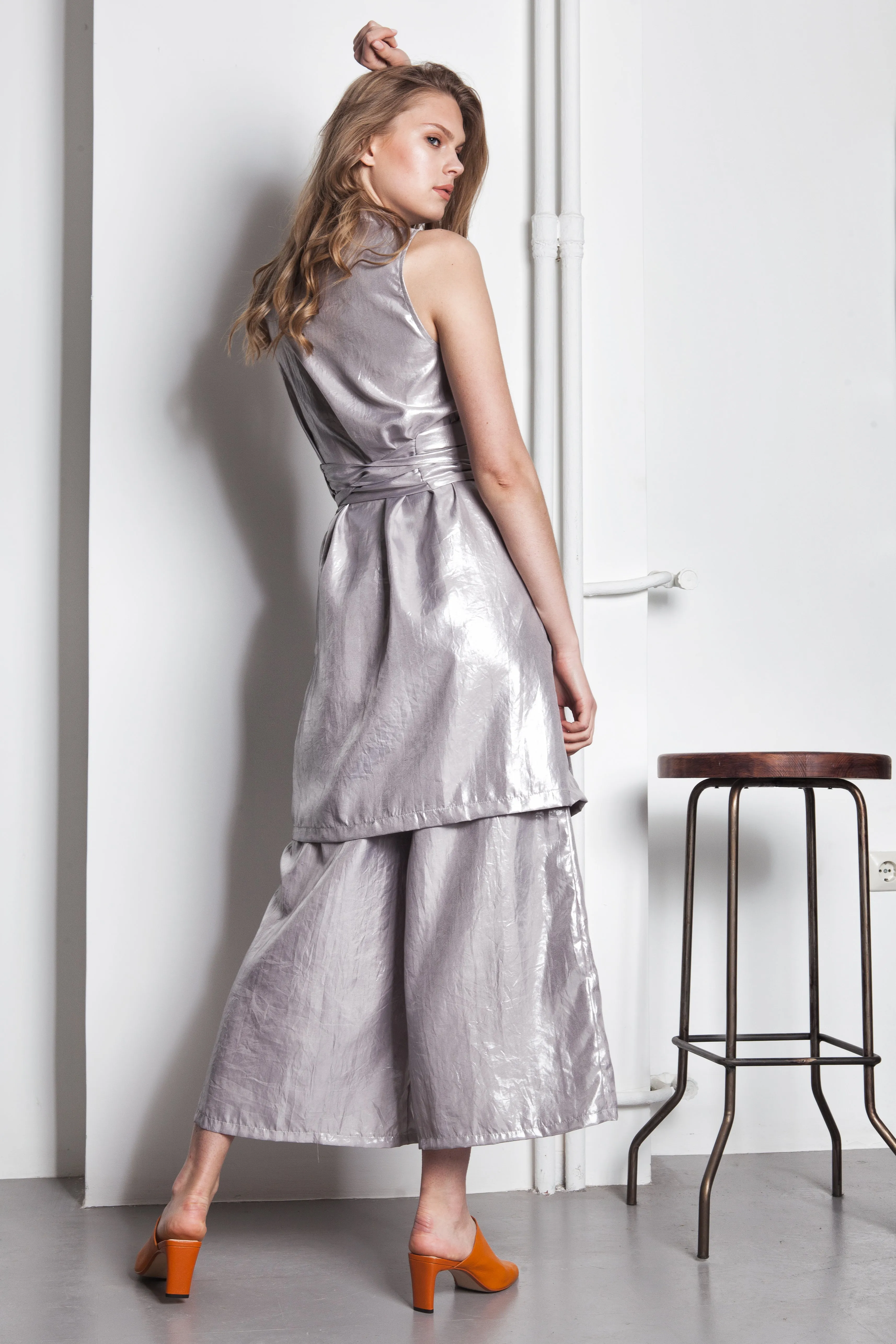 Silver foil Culottes