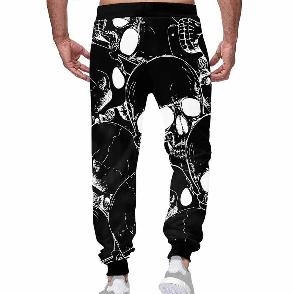 Skull Head Tattoos Are Trashy Elastic Casual Pants