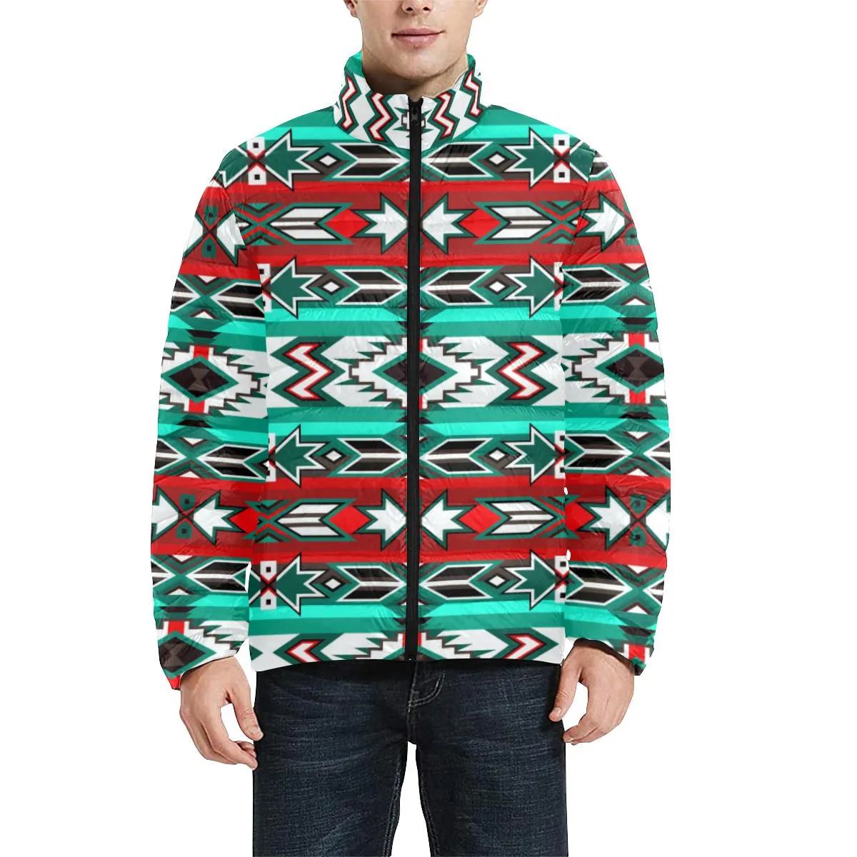 Southwest Journey Men's Stand Collar Padded Jacket