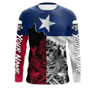 Texas Flag Riding Jersey - Personalized Motocross Off-Road Dirt Bike Motorcycle Racewear