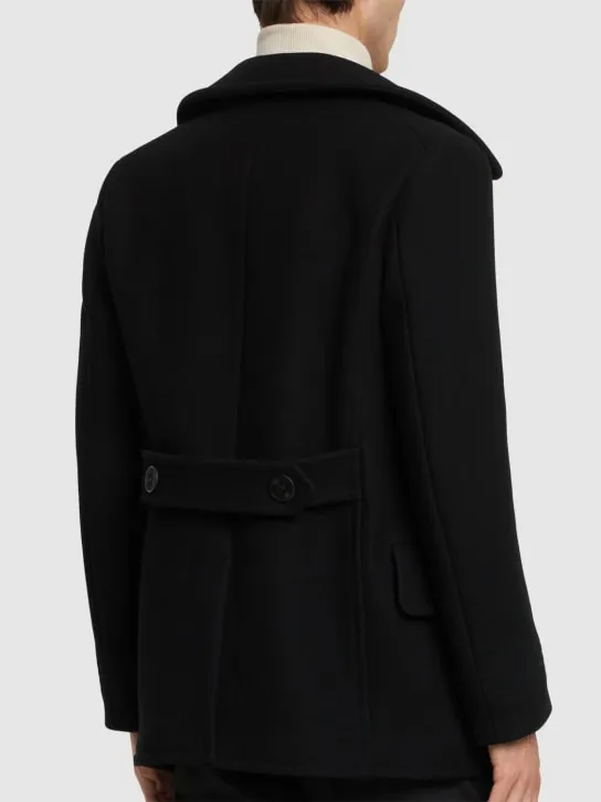 Tom Ford   Japanese Melton wool blend peacoat 