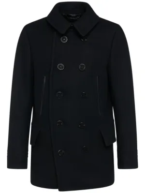 Tom Ford   Japanese Melton wool blend peacoat 
