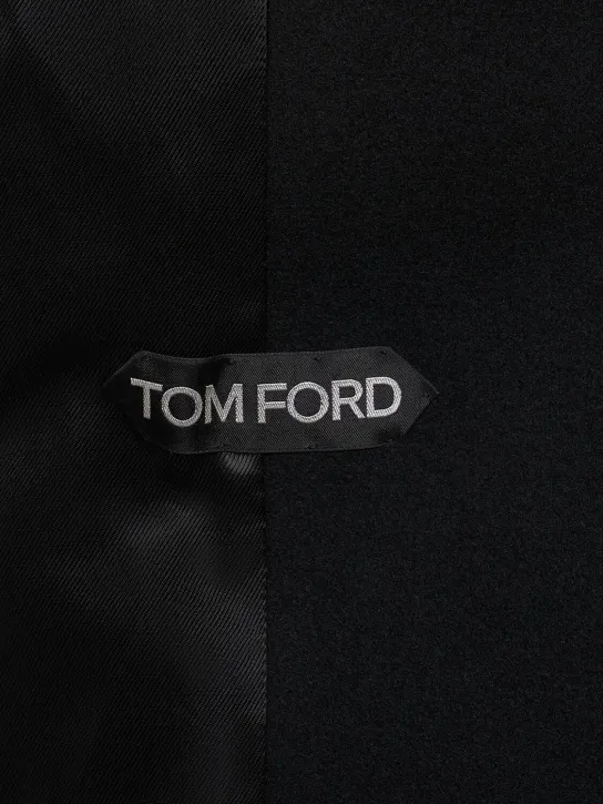 Tom Ford   Japanese Melton wool blend peacoat 